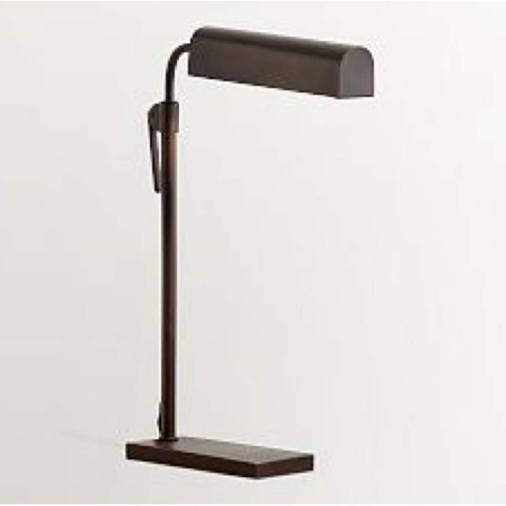 Sherman Black Adjustable Desk Lamp